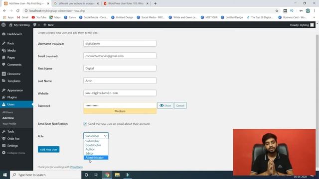Lesson 07: How to Add User in WordPress | All User types Explained (Free WordPress Mastery Course смотреть онлайн
