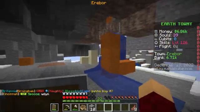 The Start of the adventure| Minecraft manacube-Earth Towny Ep #1 (Java) смотреть онлайн