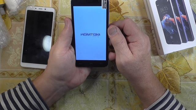 Первое включение смартфона HOMTOM Ht16. Посылки из Китая смотреть онлайн