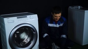 Обзор стиральных машин || Haier HW60 BP12959B на 6 кг (узкая)