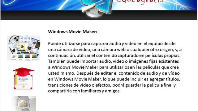 Curso Como Crear Presentacion con Windows Movie Maker смотреть онлайн