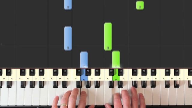 Twinkle Twinkle Little Star - Piano Tutorial Easy SLOW - Wolfgang Amadeus Mozart (Synthesia) смотреть онлайн