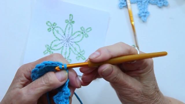 Снежинка крючком How to crochet snowflake Урок вязания Magicmornings смотреть онлайн