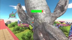 Baby Megalodon VS Aquatics 5.0 - Animal Revolt Battle Simulator