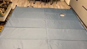 Пол для зимней палатки. Тёплый пол в палатку своими руками. Зимняя рыбалка.