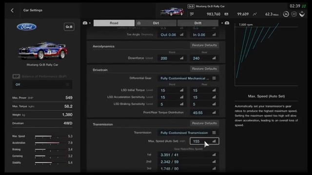 Mustang Gr.B Rally Car setup смотреть онлайн