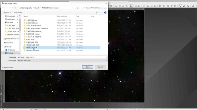 SPARQ Observatory Astrophotography: 24. PixInsight and Photoshop: save PixInsight image as TIFF смотреть онлайн