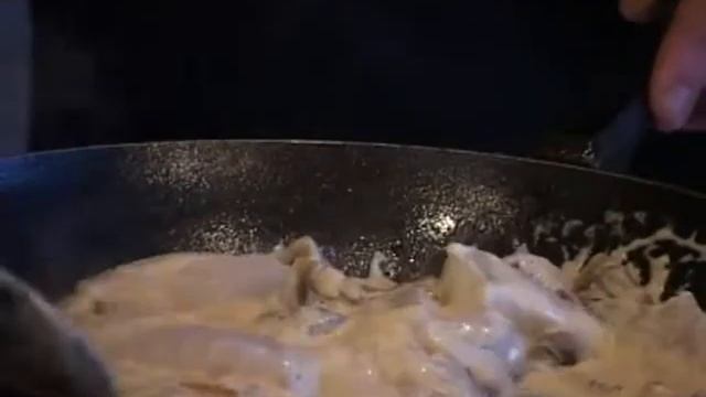 Макрурус тушёный с грибами и сметаной смотреть онлайн