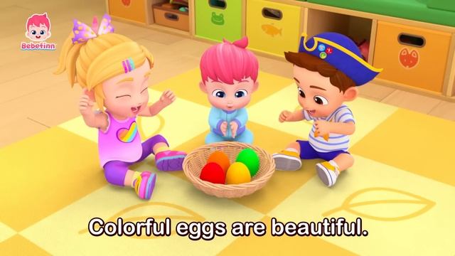 Colorful Eggs ?? | Bebefinn Best Kids Songs and Nursery Rhymes смотреть онлайн