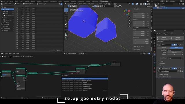 Fix Auto Smooth in Geometry nodes - Blender tutorial ENG смотреть онлайн