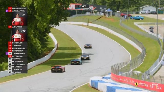 Ferrari Challenge North America, Trofeo Pirelli&AM - Road Atlanta, Race 2 смотреть онлайн