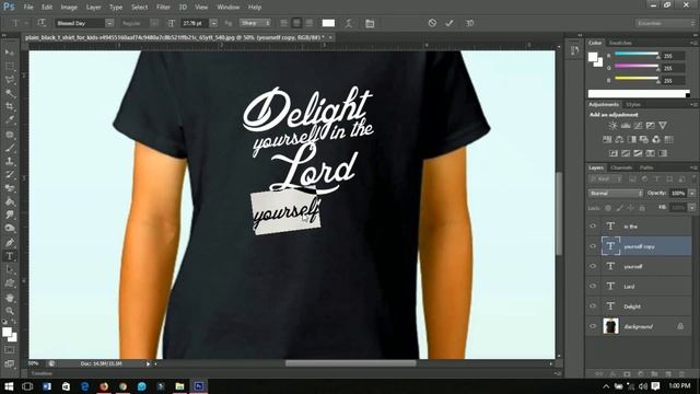 How to Design a T - Shirt in Photoshop CS6 | Tutorial смотреть онлайн