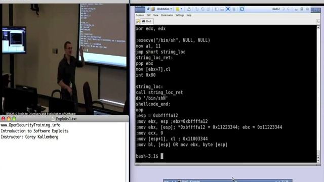 OpenSecurityTraining: Introduction To Software Exploits (day 1, part 5) смотреть онлайн