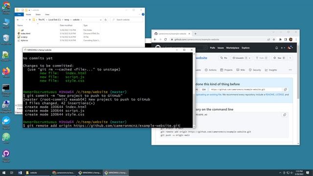 How to add a new project to an existing GitHub repository смотреть онлайн