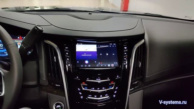 Яндекс Навигатор и другие приложения на штатном мониторе Cadillac Escalade смотреть онлайн