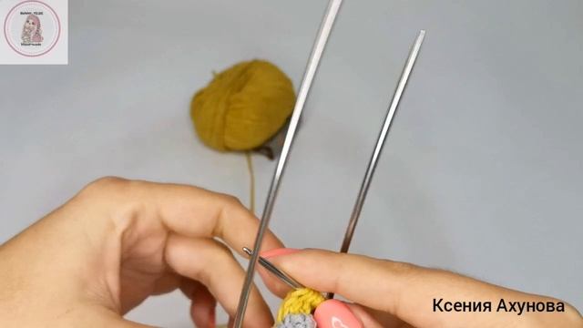 Шапка спицами для зайки/котика в стиле Тильда. МК. #вязание #игрушкикрючком #шапкаспицами #мк смотреть онлайн