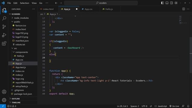 008 conditional rendering in react application смотреть онлайн