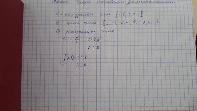 Какие числа называют рациональными смотреть онлайн