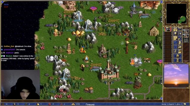 САМАЯ БСТРАЯ ФИНАЛКА НА АУТКАСТЕ [Heroes 3 Jebus Outcast 2.83] Yama_Darma Vs Kokonut Mall