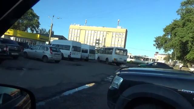 От ТЦ Байкал. Смоленск в пpобке. Ул.Кашена, ул.12 лет Октябpя. смотреть онлайн