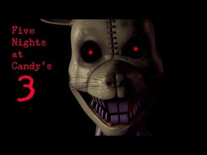 Кто-то прячется под кроватью??? Five Nights at Candy's 3   Роник