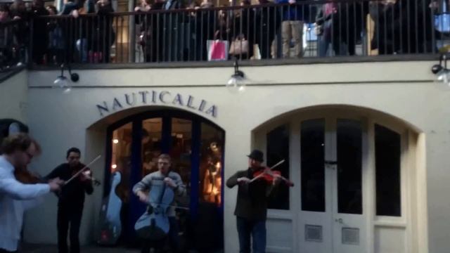 Vivaldi, four seasons, the Summer (Covent Garden) - busking in the streets of London, UK смотреть онлайн