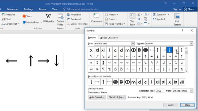 How to insert Arrows in Word смотреть онлайн