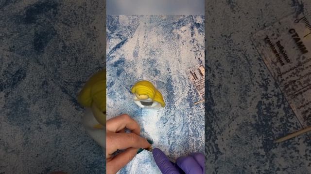 Лепим Ангела из воздушной глины. Sculpting an angel from air clay. смотреть онлайн