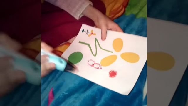 3D ручка. Бабушка сделала подарок на 8 марта. смотреть онлайн