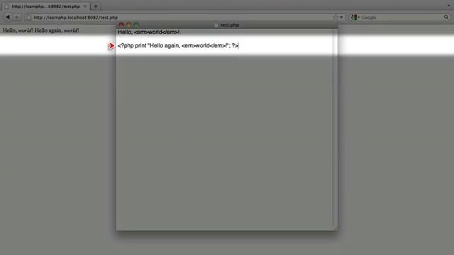 8. Creating our first PHP script and the structure of a simple PHP statement (a Drupal how-to) смотреть онлайн
