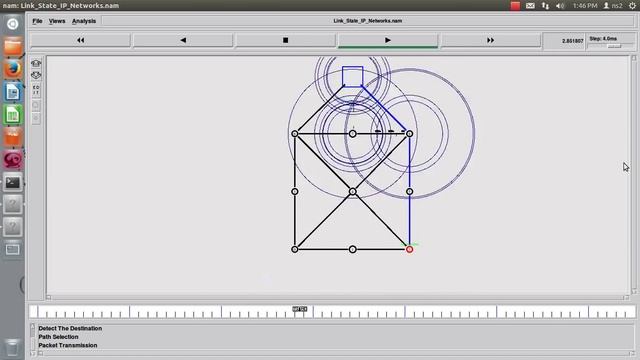 Link State protocol projects | Network simulator2 projects смотреть онлайн