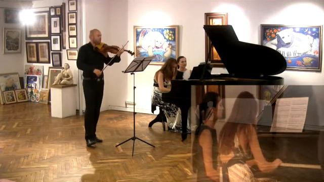 Duo "Te Deum" F.Shubert Sonata for violin and piano a-moll 1 part смотреть онлайн