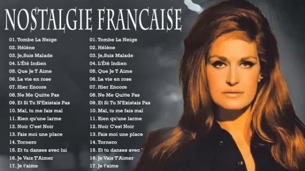 Nostalgie Chansons Francaise 2023 🏆 Dalida, Charles Aznavour, Michel Sardou , Jacques Brel 🏆