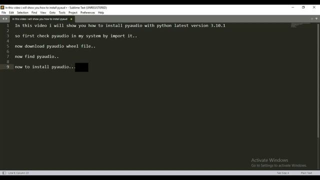 How To Install Pyaudio In Python | Programming topic смотреть онлайн