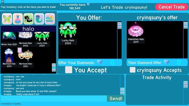 Halo trading in rich royale high servers *Getting 11 halos* (Royale High Roblox) смотреть онлайн