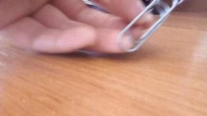 Подставка для телефона из скрепок