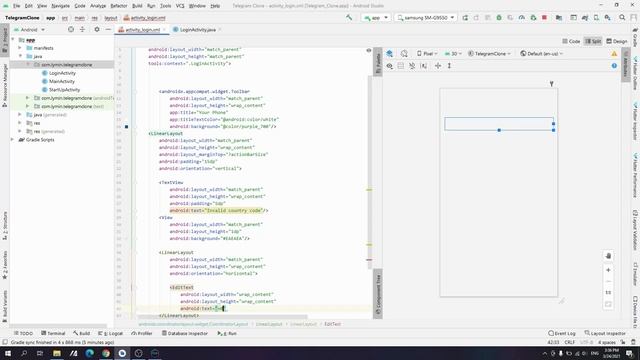 Telegram Clone PART 3 - Login Screen смотреть онлайн