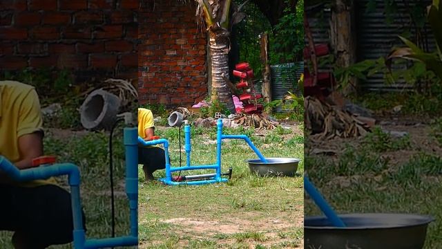 Free electricity | I turn PVC pipe into a water pump at home free no need electricity power смотреть онлайн
