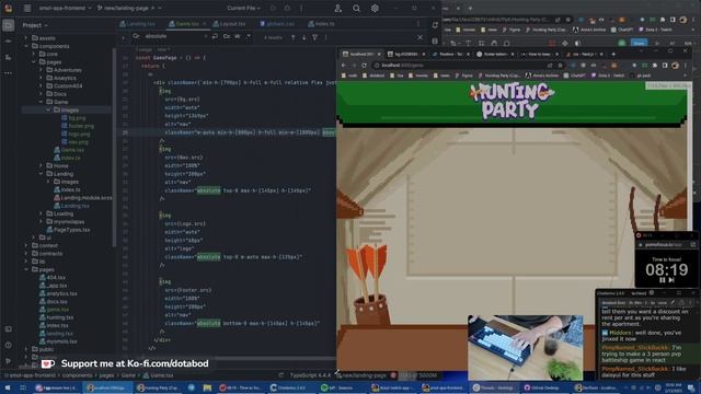 coding with nextjs and tailwindcss, converting figma into an app | working on dotabod.com shortly a смотреть онлайн