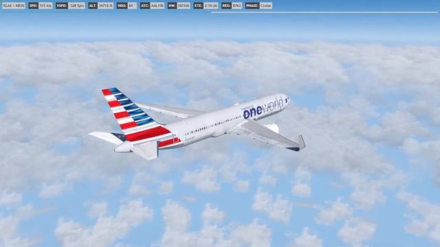 X-Plane 11 | 100 Sub Longhaul | KLAX - KBOS | FF 767-300ER | Vatsim смотреть онлайн