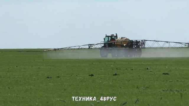 Самоходный отечественный опрыскиватель Туман - 2М. Российская стрекоза Обработка ячменя. Сезон 2021 смотреть онлайн