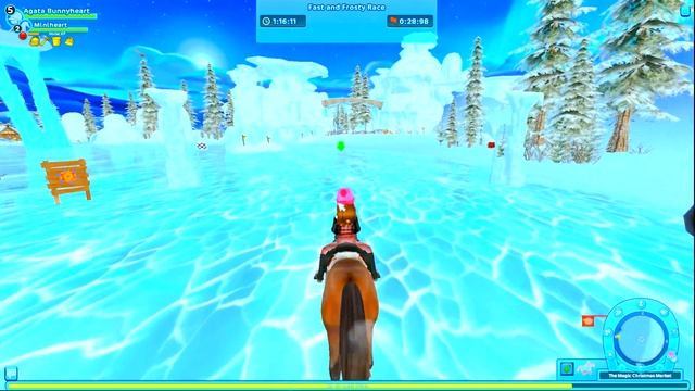 Reindeer Magic & Fireworks ! Star Stable Horses Game Let's Play with Honey Hearts Video смотреть онлайн