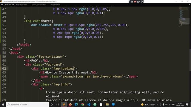 FAQ Accordion Drop Down using HTML CSS & JavaScript | Collapsible Content Drop Down JS | #RuncodeNo смотреть онлайн