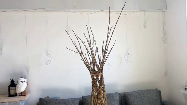 Пальма из ивы. 36 прутьев. смотреть онлайн