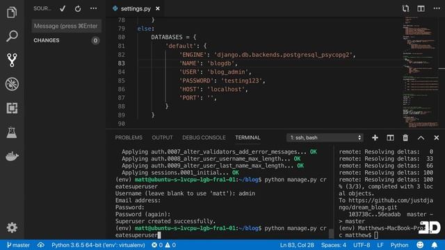 How to deploy a Django project with DigitalOcean смотреть онлайн