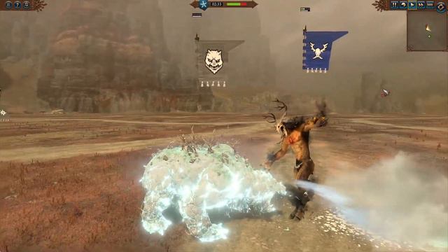 Incarnate Elemental of Beasts VS Elemental Bear. Total War Warhammer 3 смотреть онлайн