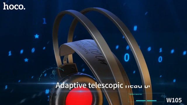 Наушники Hoco W105 полноразмерные игровые с подсветкой смотреть онлайн