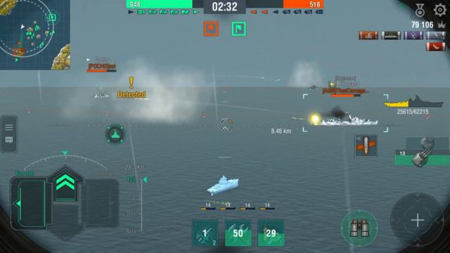 World of Warships Blitz: Tier 10 Ohio Gameplay and Stats смотреть онлайн
