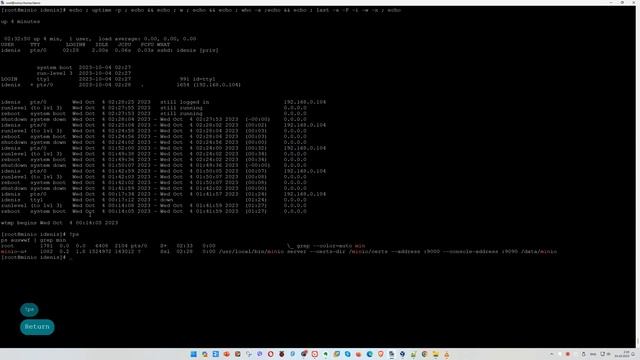 Установка MinIO Server на ORACLE Linux 9.2 смотреть онлайн