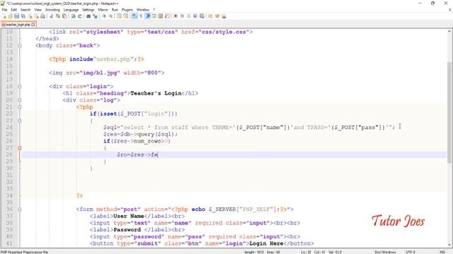 Teacher Login In School Management System Part-12 смотреть онлайн